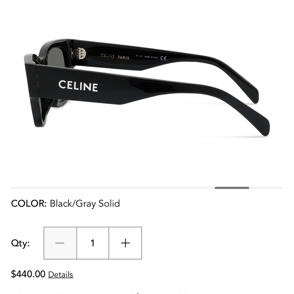 CELINE sunglasses 

Monochroms Cat Eye Sunglasses, 54mm